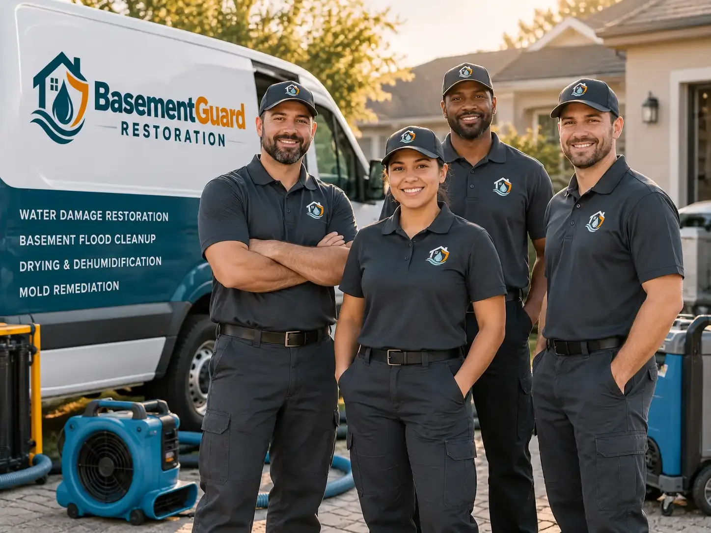 Basement Water Damage Restoration company in Woodland, PA